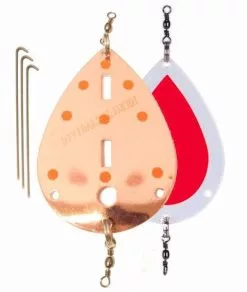 SEEBERG AS DIVIDALSBLINKEN WL KOBBER/ ORANSJE UV 70MM