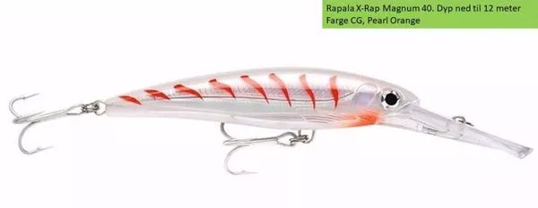 Normark Norway AS RAPALA X-RAP MAGNUM 40 FT/12M 18CM, Pearl Orange 1 Normark Norway AS RAPALA X-RAP MAGNUM 40 FT/12M 18CM, Pearl Orange