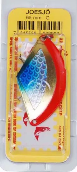 RAPALA VMC NORWAY AS Røyeblink Joesjø Gull/ Blå 65mm