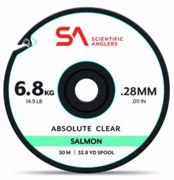 Absolute Clear Salmon Tippets 30m